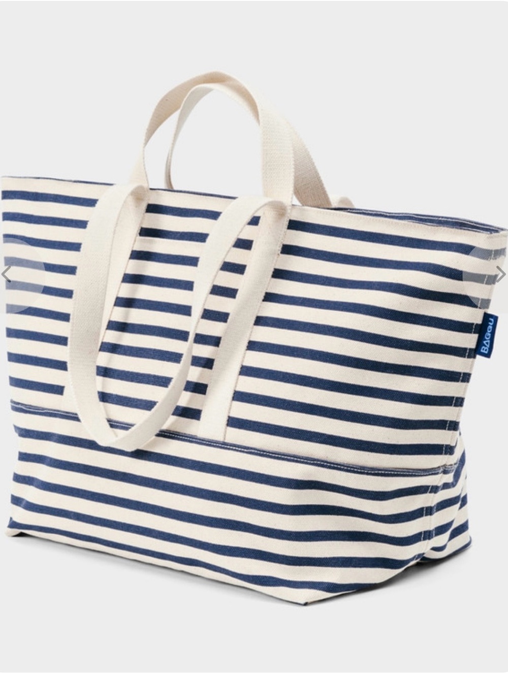 Baggu Horizontal Weekend Bag in Sailor Stripe